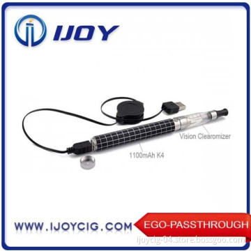 2014 Colorful 650mAh EGO Battery EGO Passthrough for Electronic Cigarette From Ijoy with CE Certificate